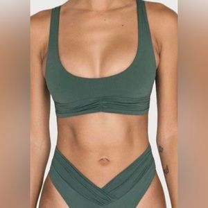 NWT Riot Swim Pico Bikini Set in Jade